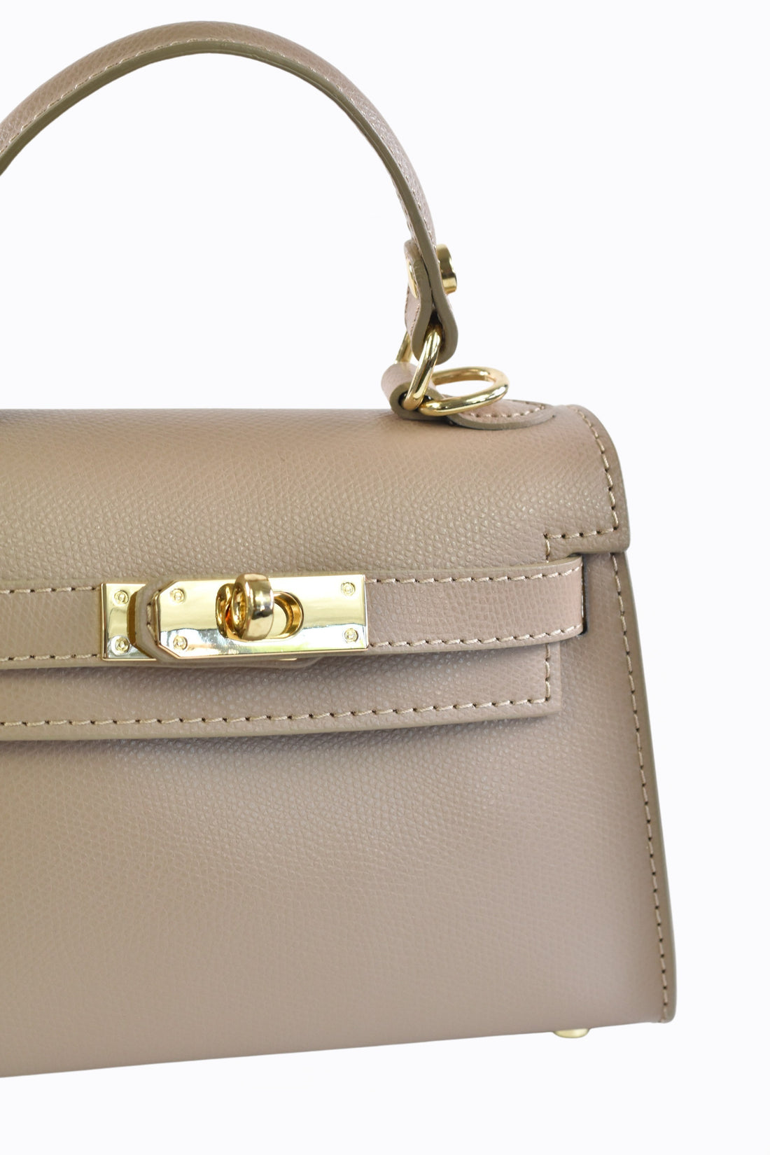 Freydis bag in Beige dollar leather