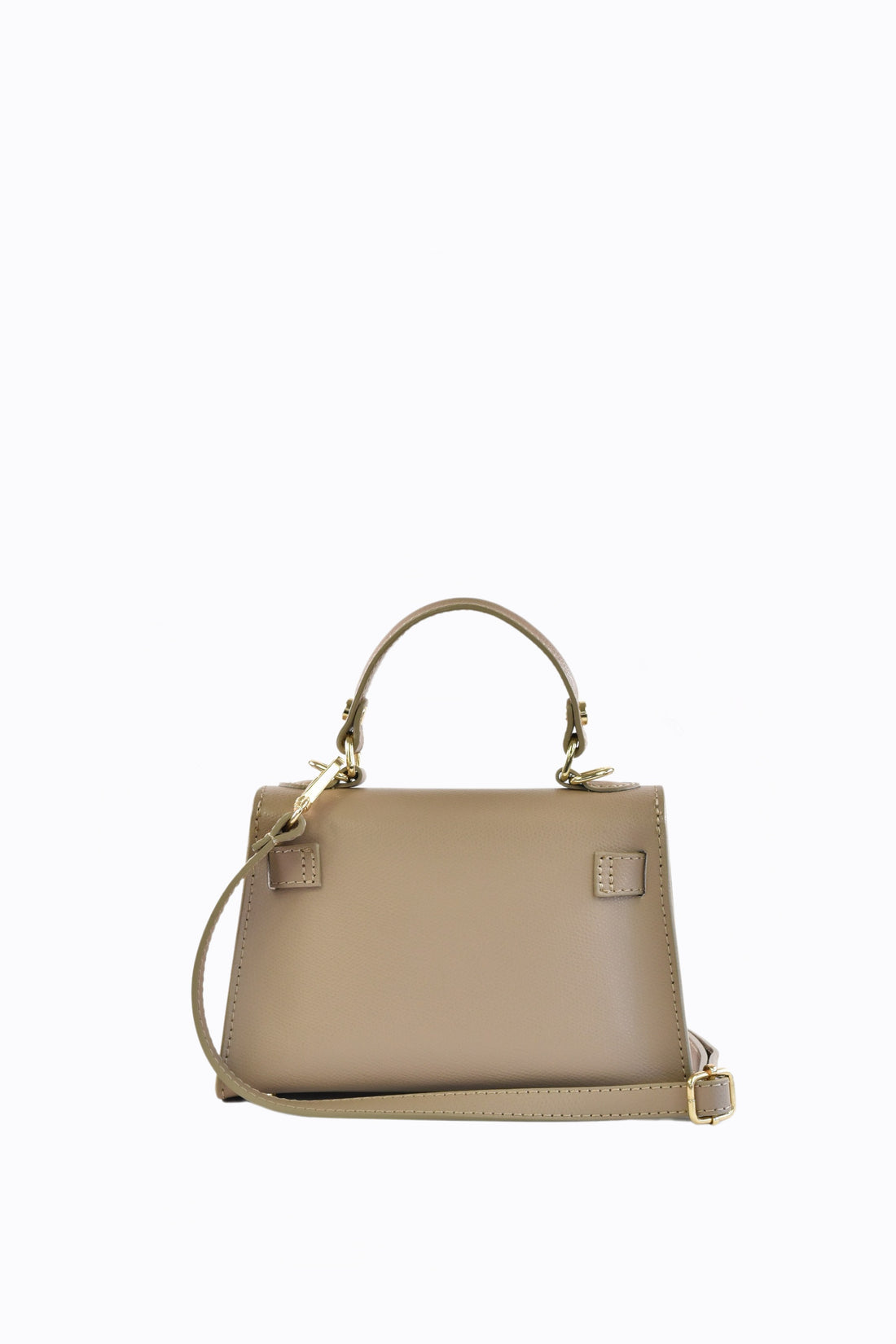 Sac Freydis en cuir dollar Beige