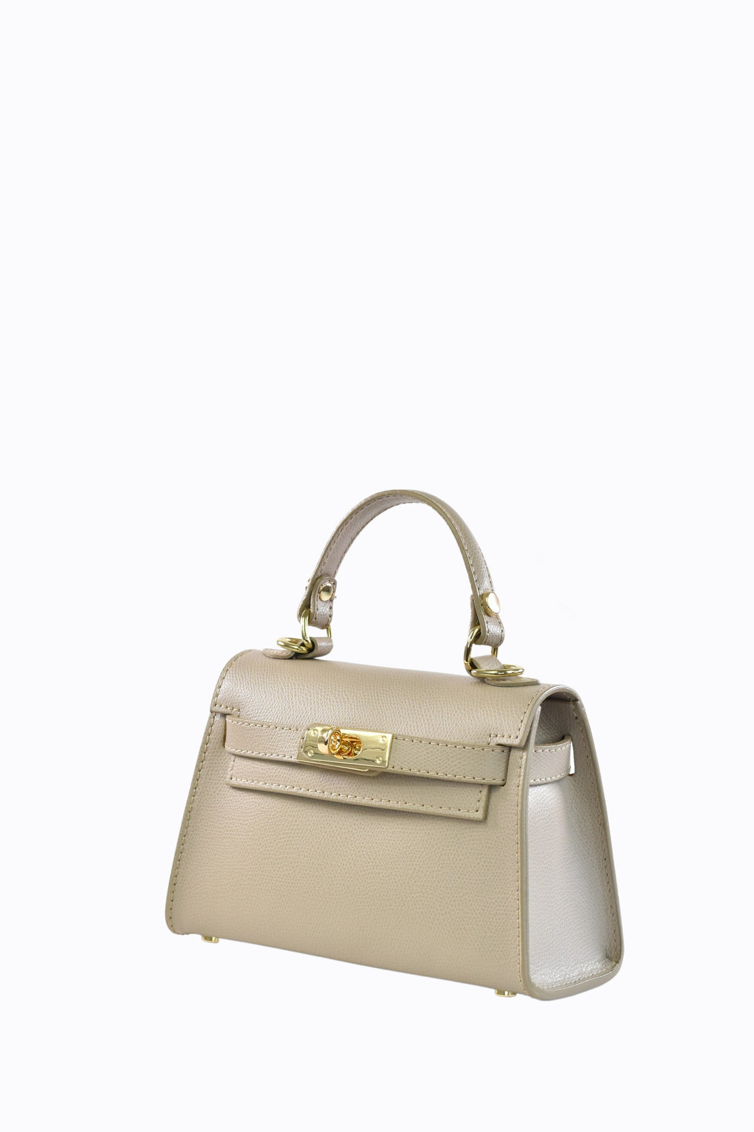 Sac Freydis en cuir dollar Beige