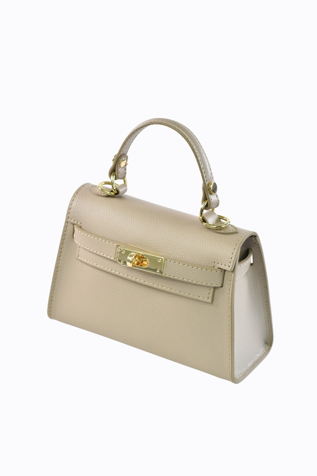 Sac Freydis en cuir dollar Beige