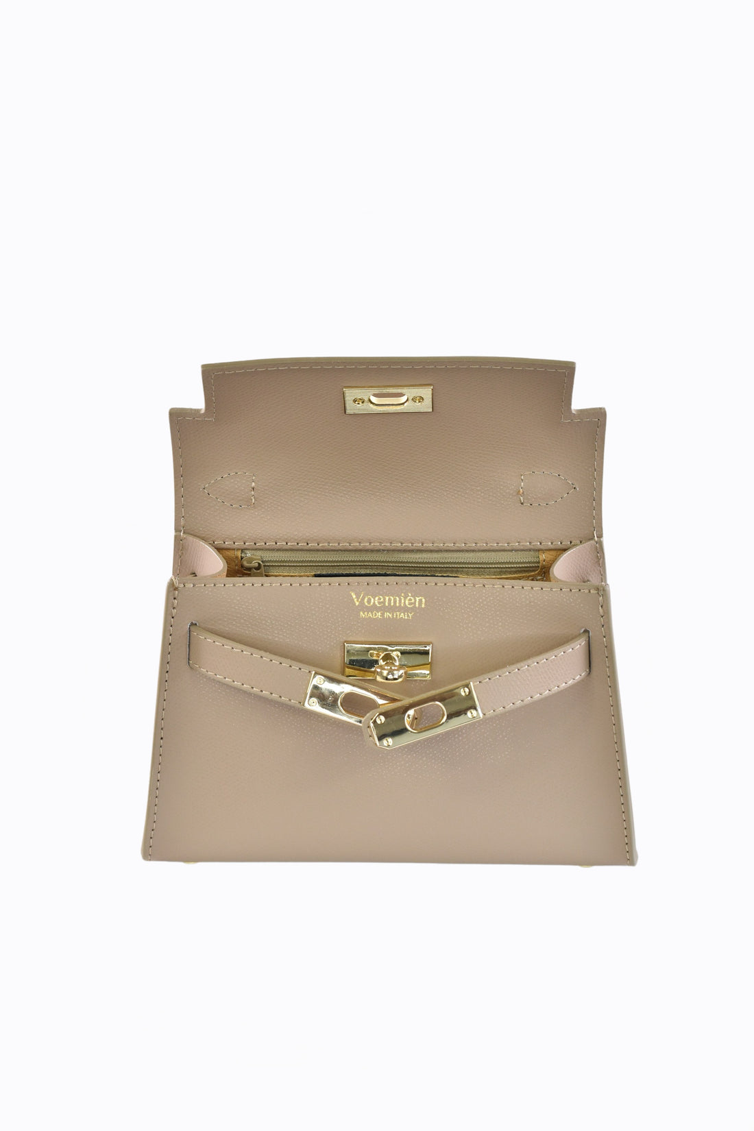 Sac Freydis en cuir dollar Beige