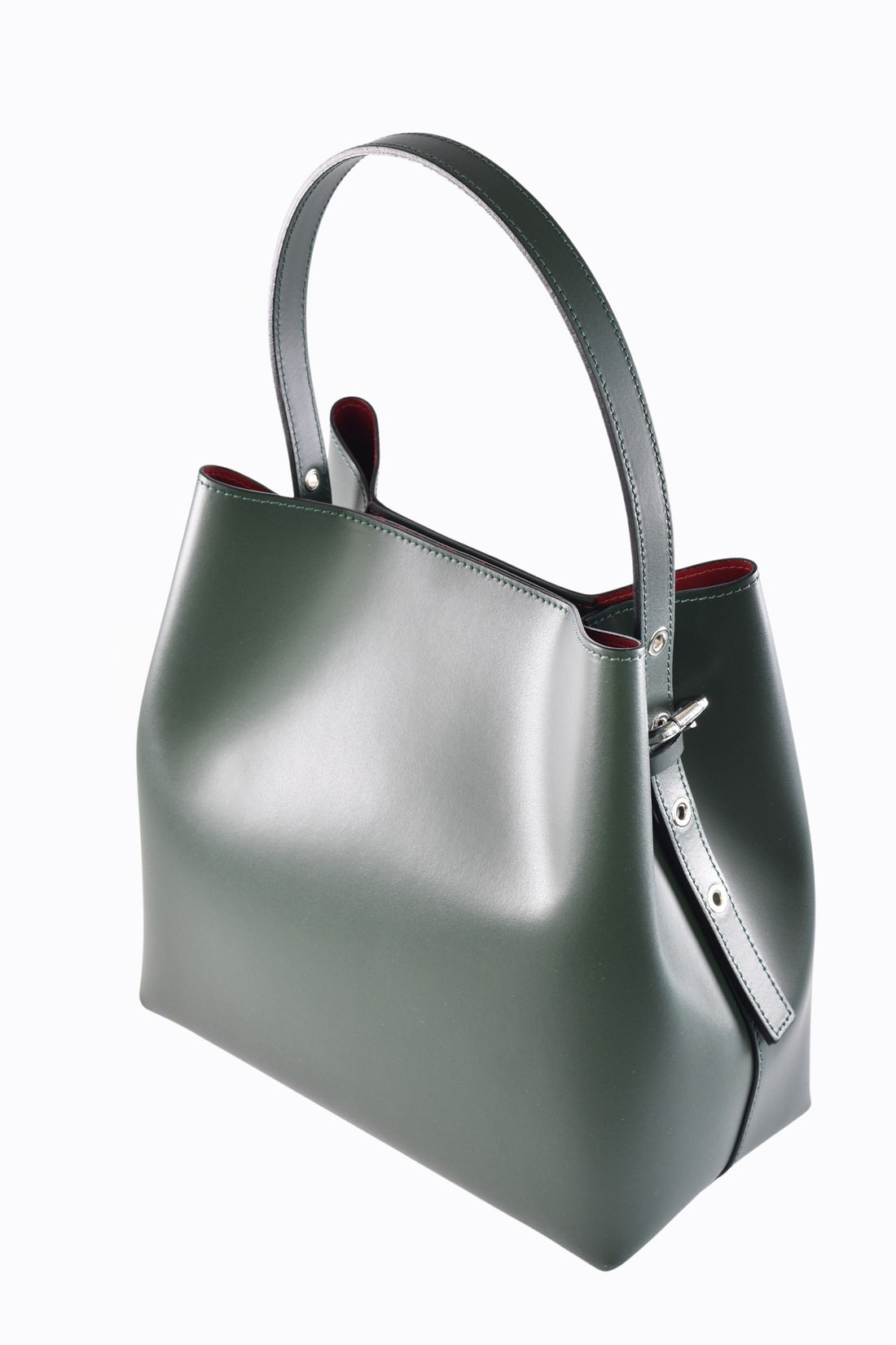 Melany bag in Forest Green brushed leather
