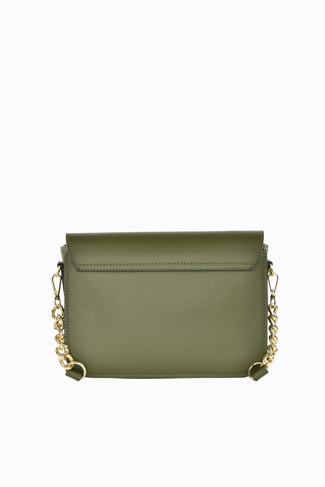 Borsa Josephine in pelle Spazzolata Verde Militare