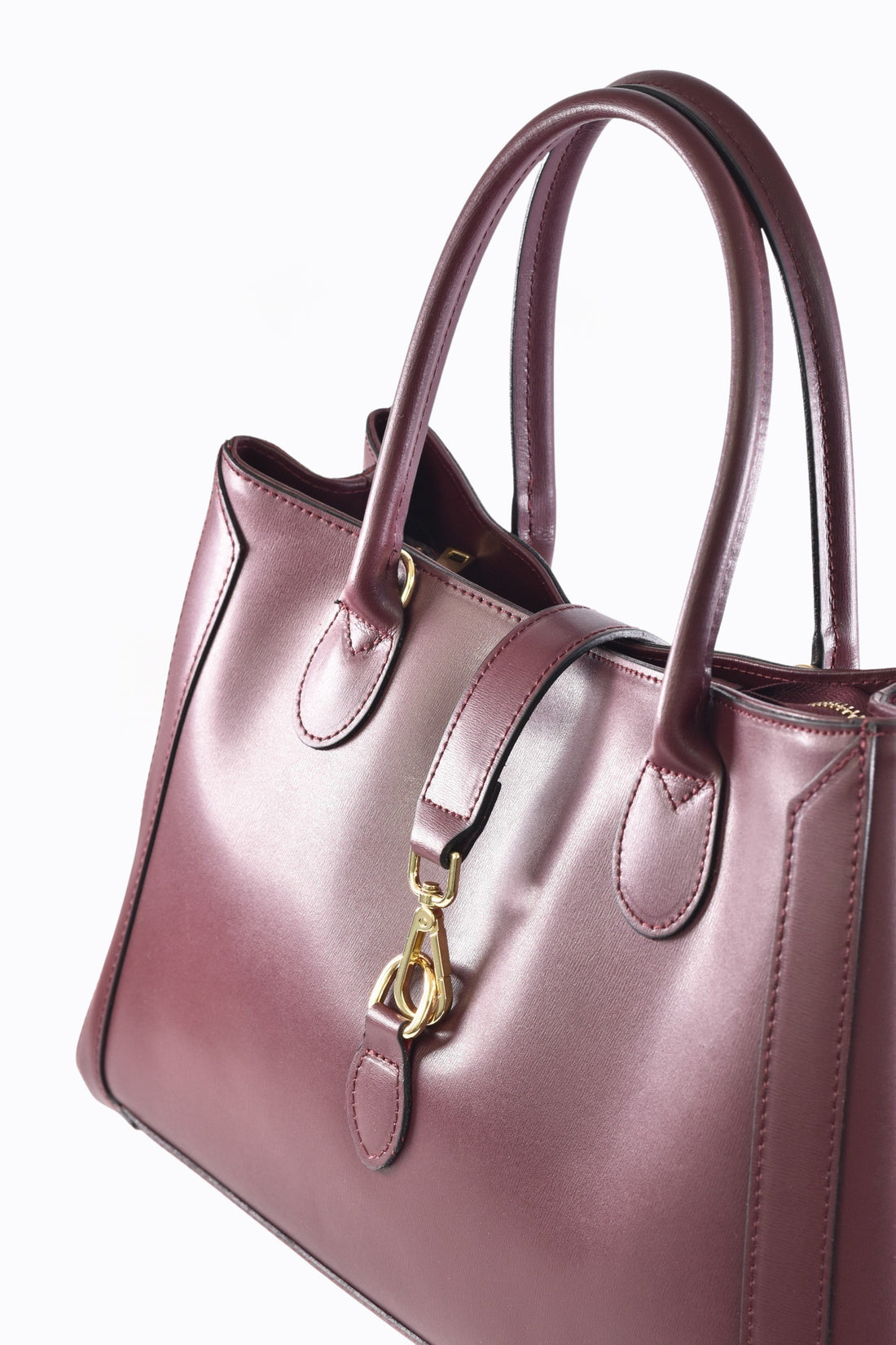 Borsa Chloe in pelle spazzolata Bordeaux