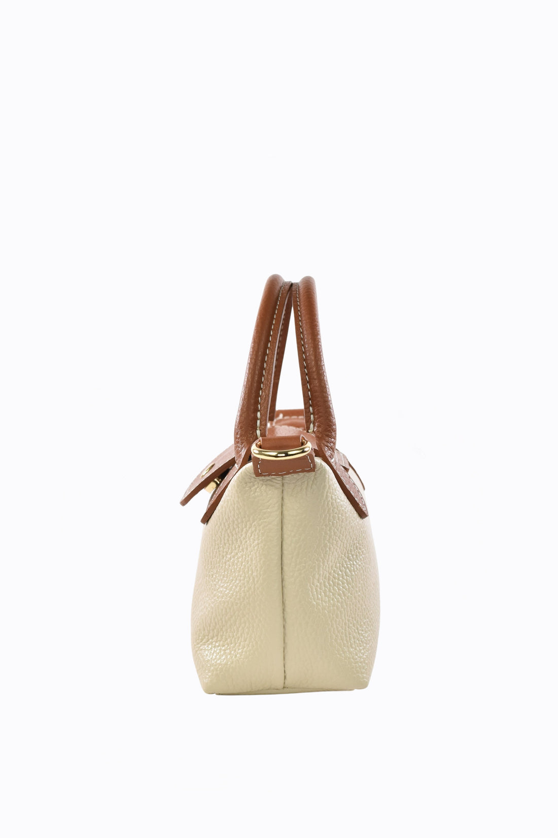 Borsa Lily in pelle Dollaro Beige