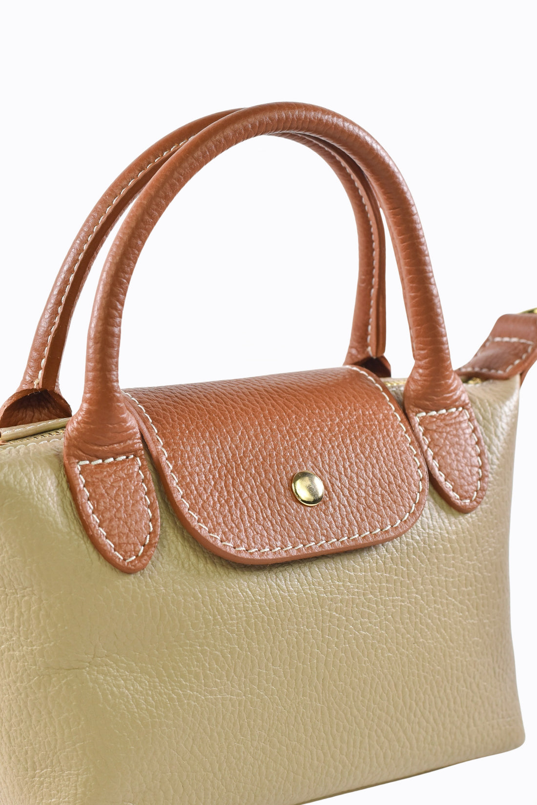 Borsa Lily in pelle Dollaro Tortora