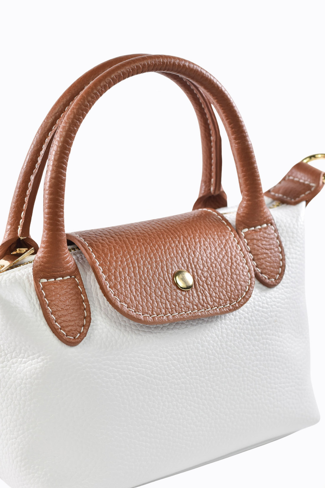 Borsa Lily in pelle Dollaro Bianco