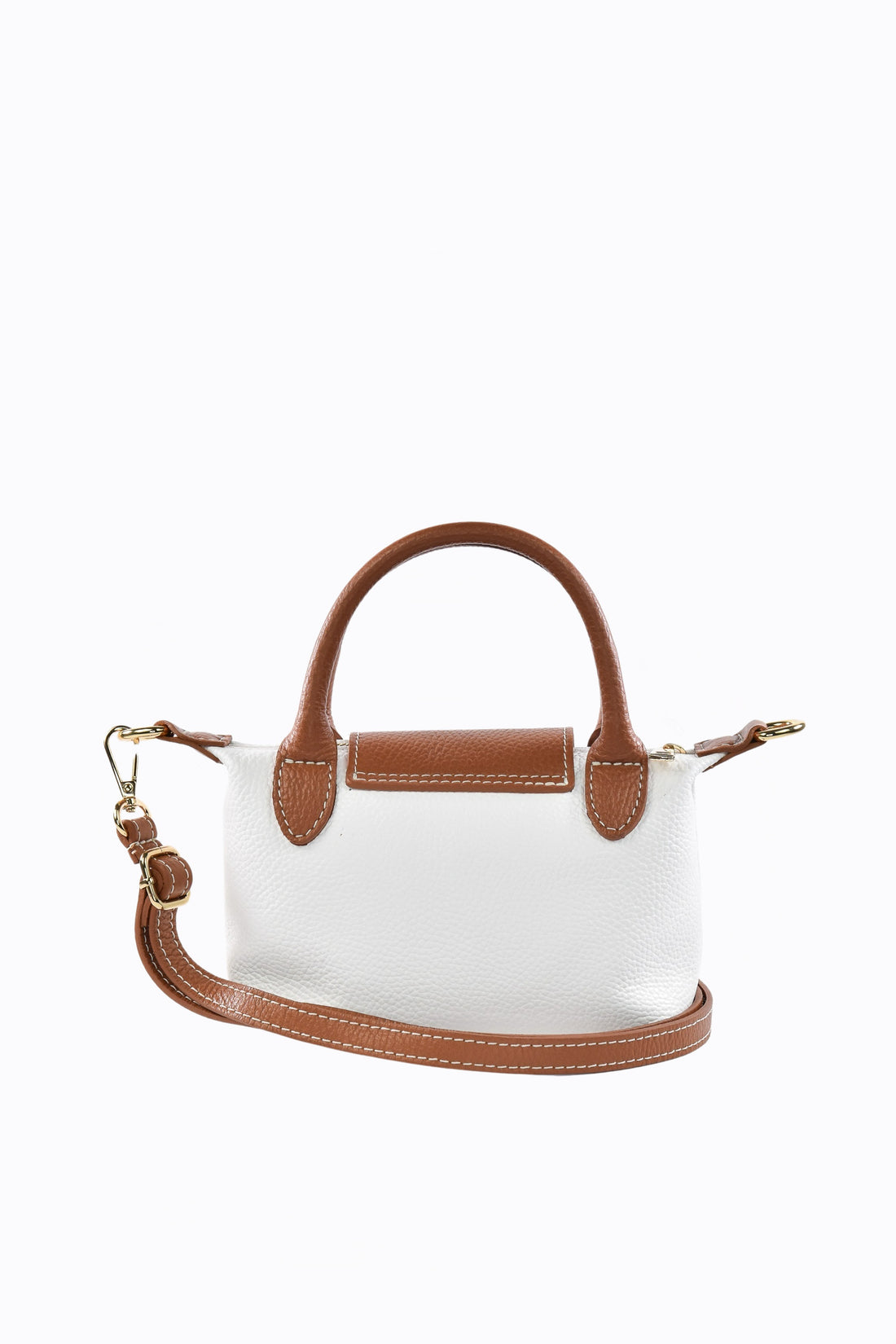 Borsa Lily in pelle Dollaro Bianco