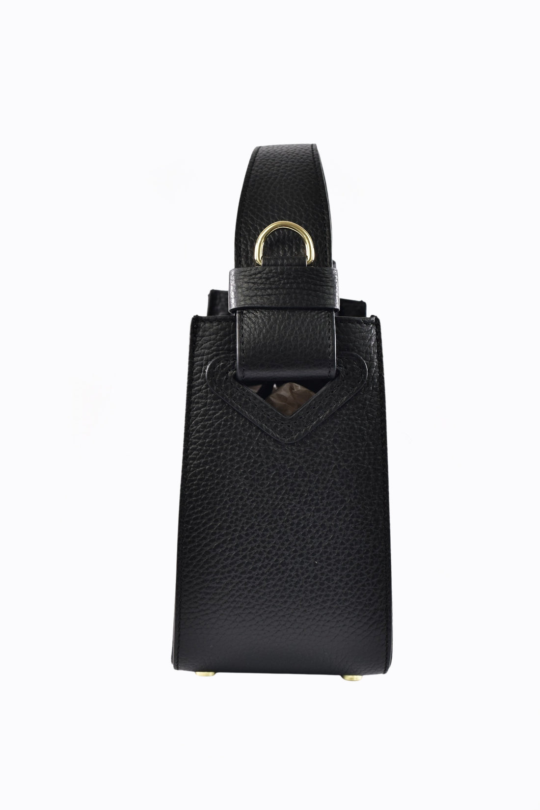 Kendall bag in black dollar leather