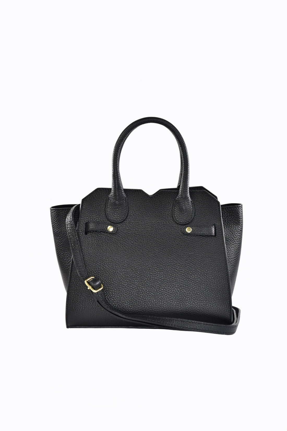 Borsa Meredith in pelle Togo Nera