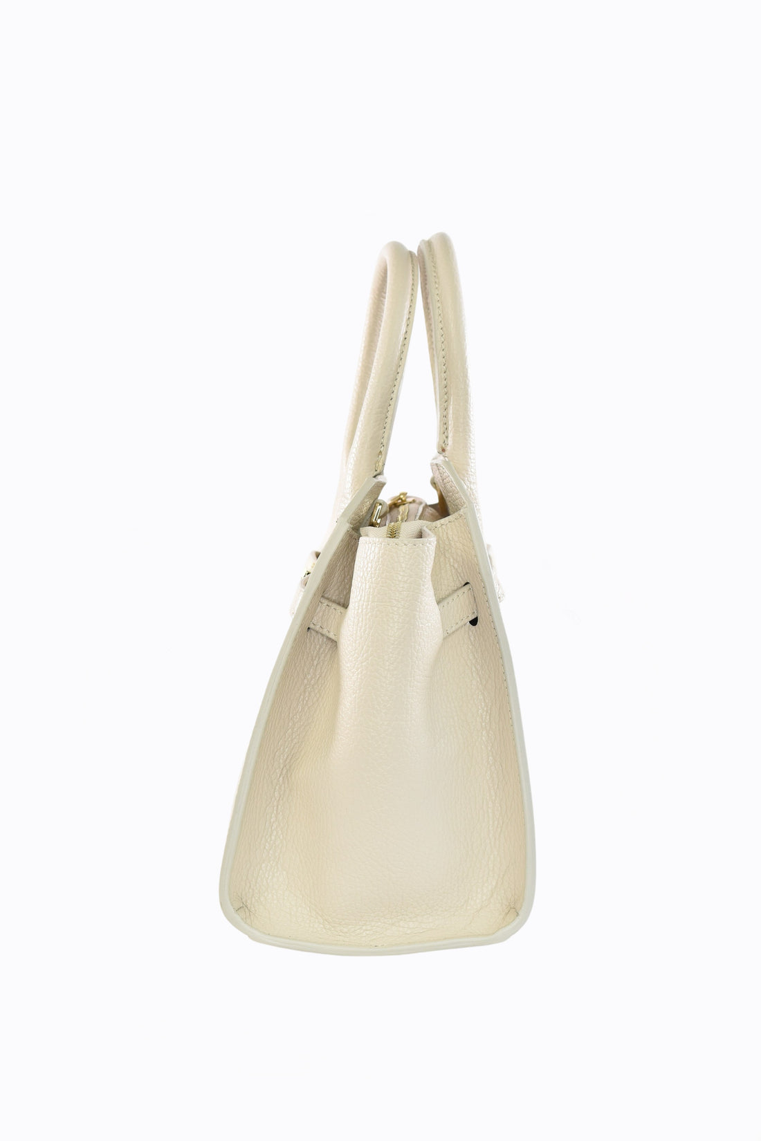 Borsa Meredith in pelle Togo Beige