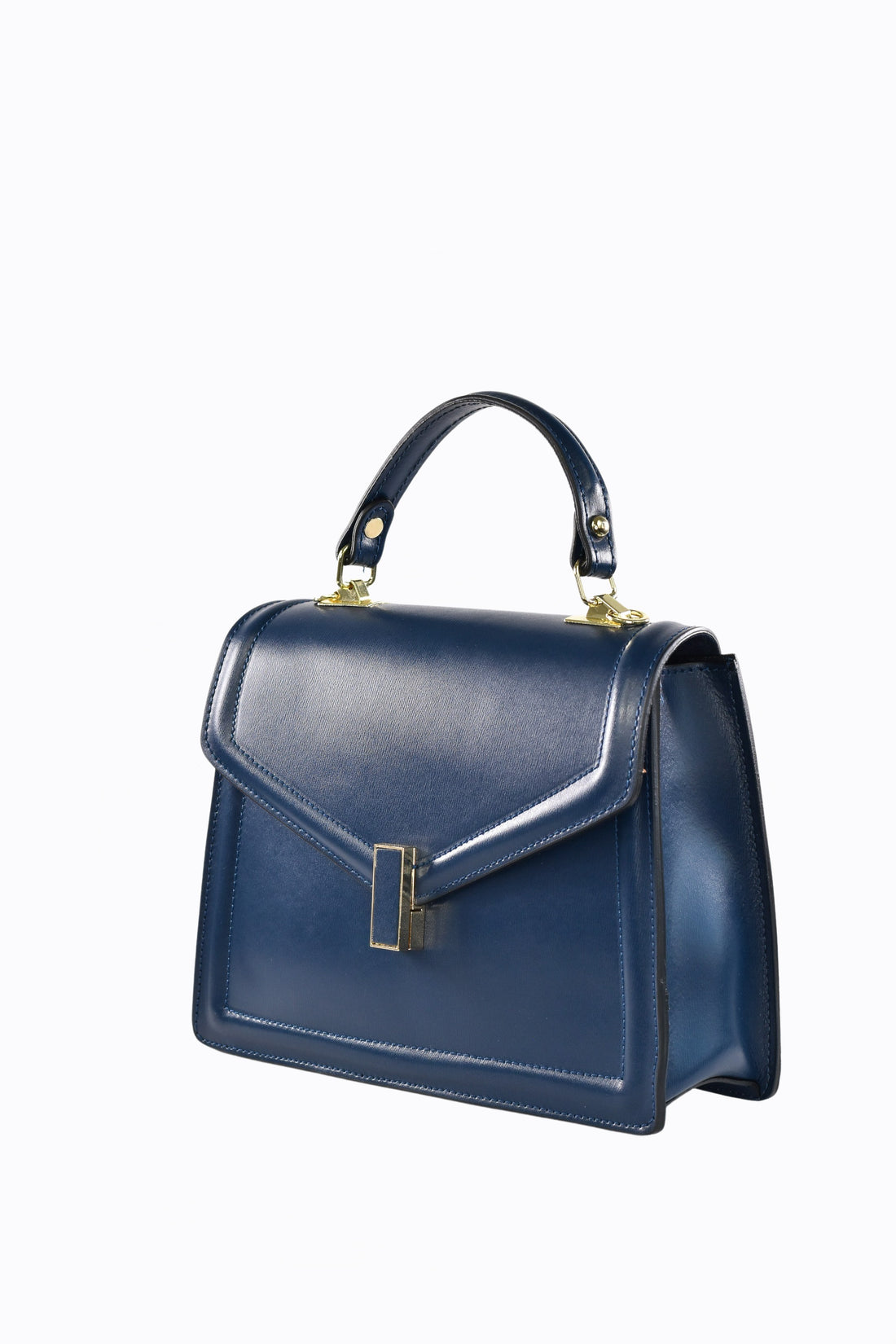 Borsa Adelaide in pelle Saffiano Blu Navy