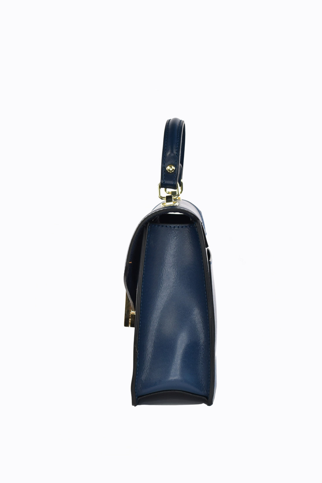 Borsa Adelaide in pelle Saffiano Blu Navy