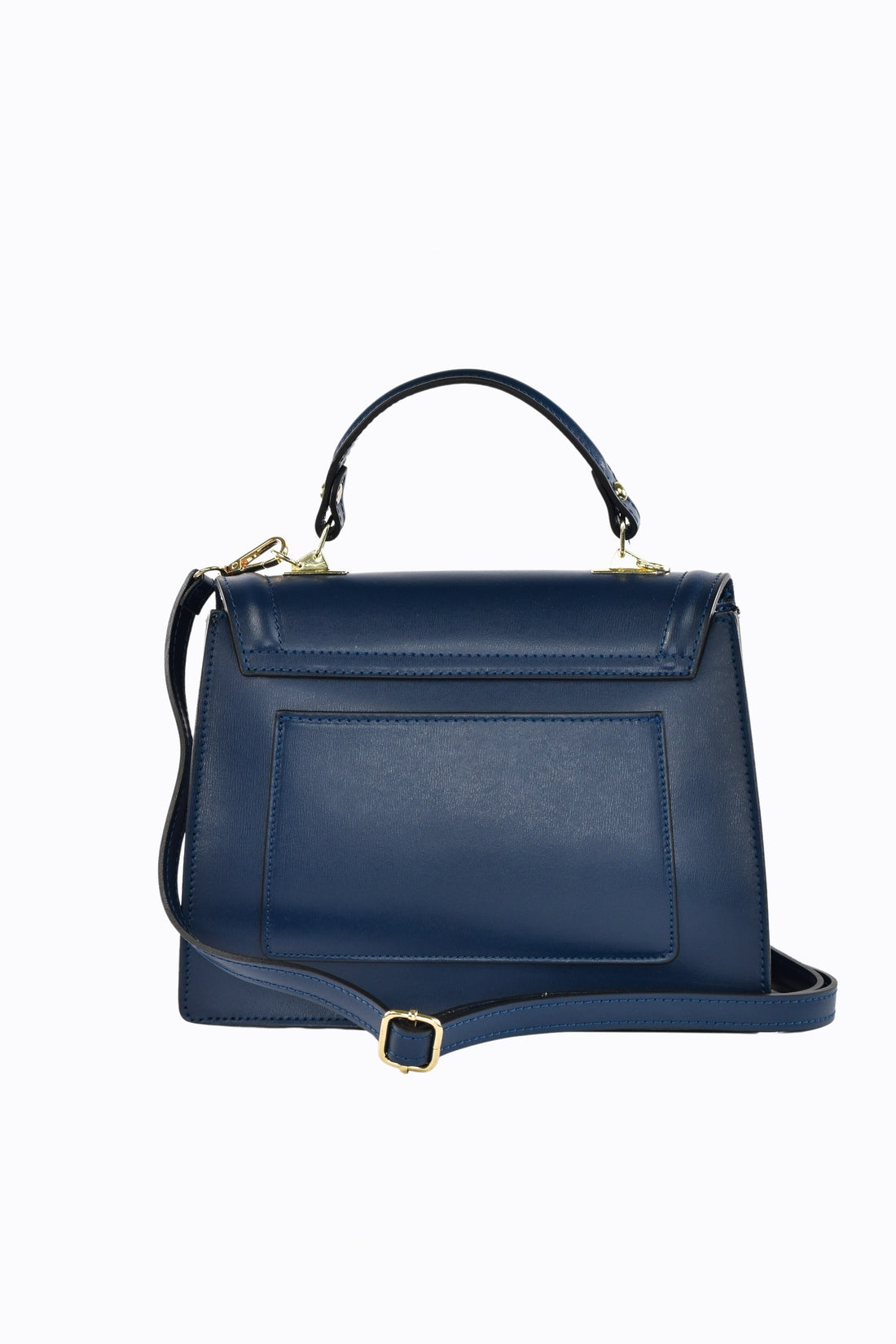 Borsa Adelaide in pelle Saffiano Blu Navy