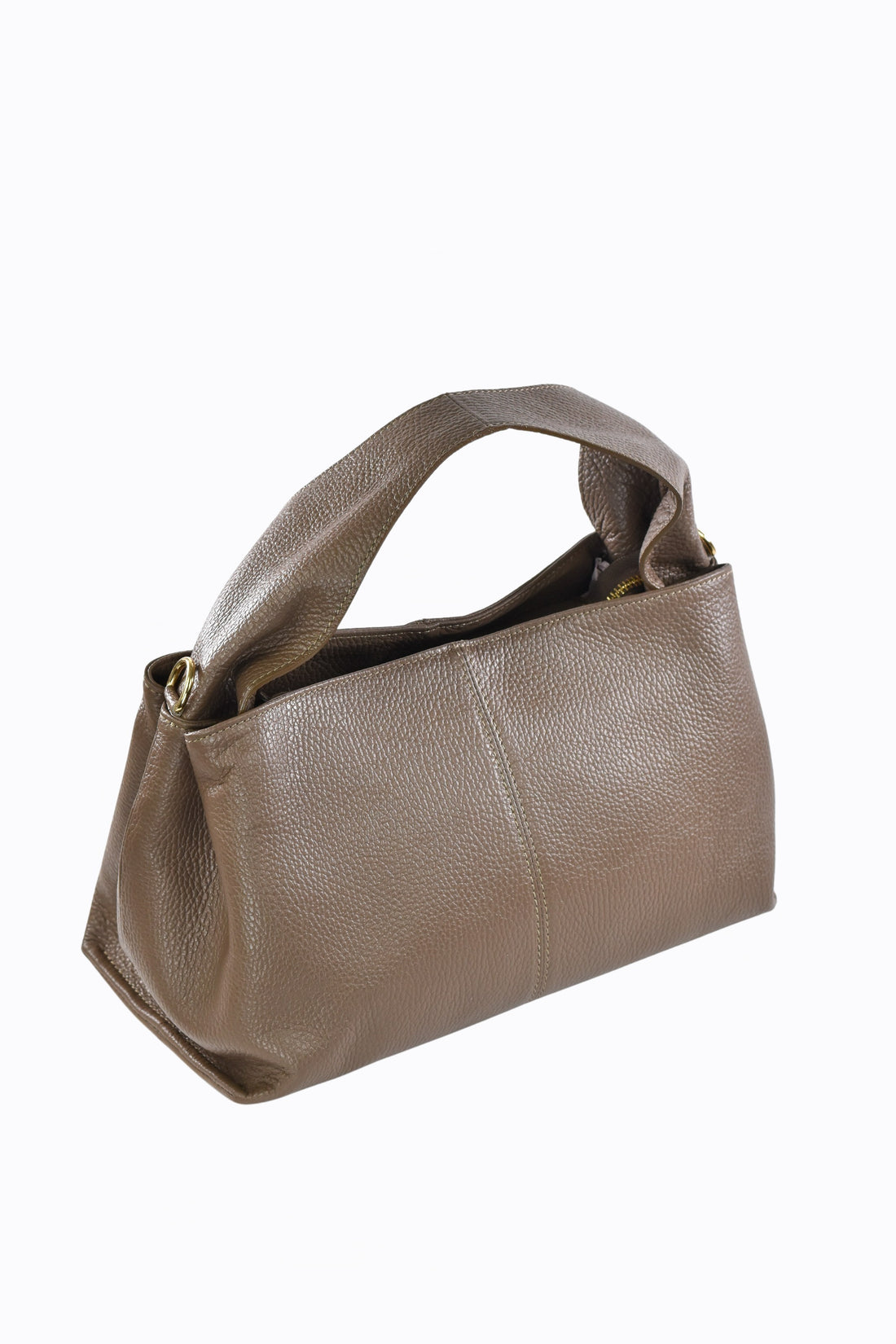 Borsa Margaux in pelle Dollaro Taupe