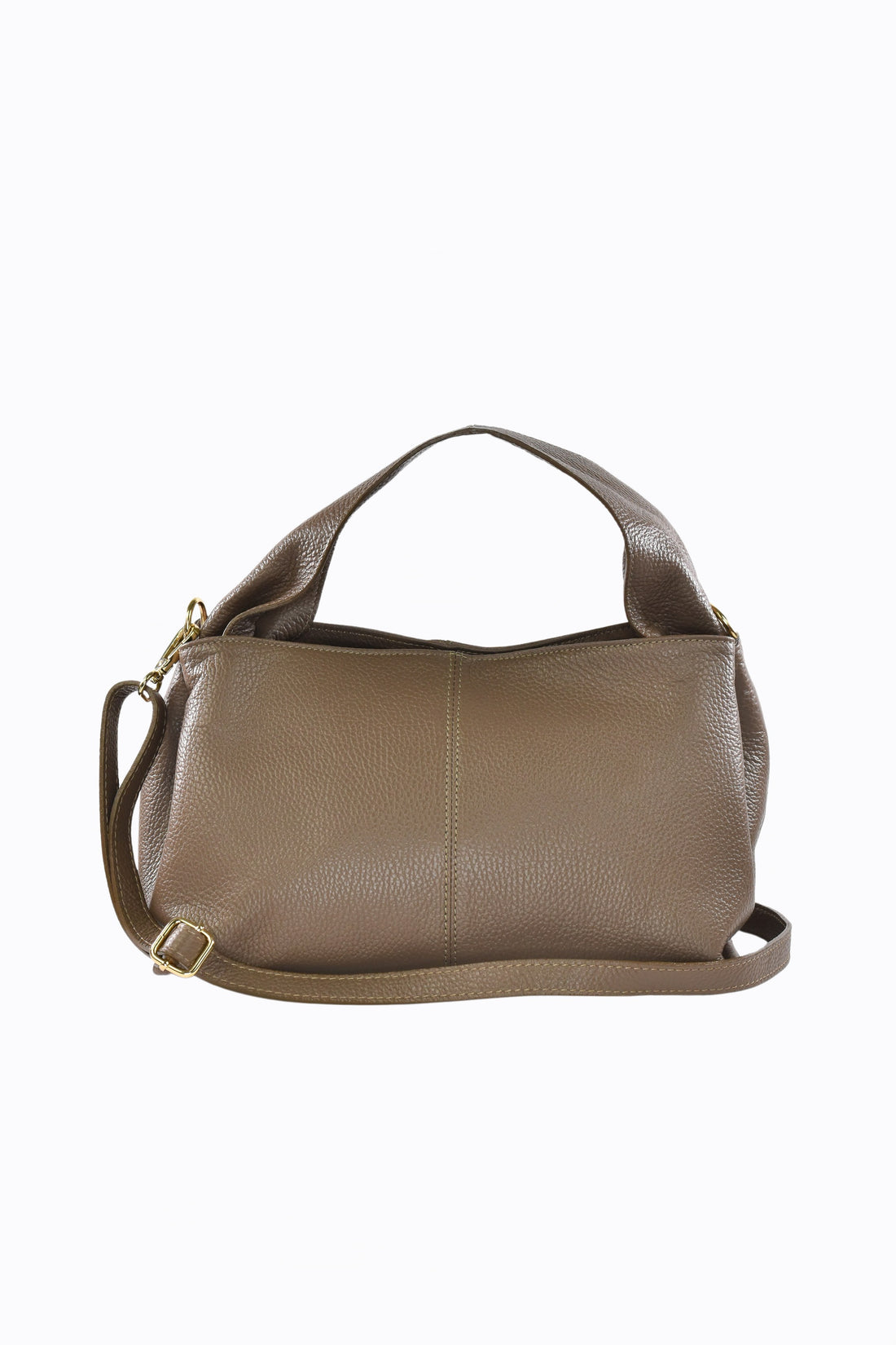 Borsa Margaux in pelle Dollaro Taupe