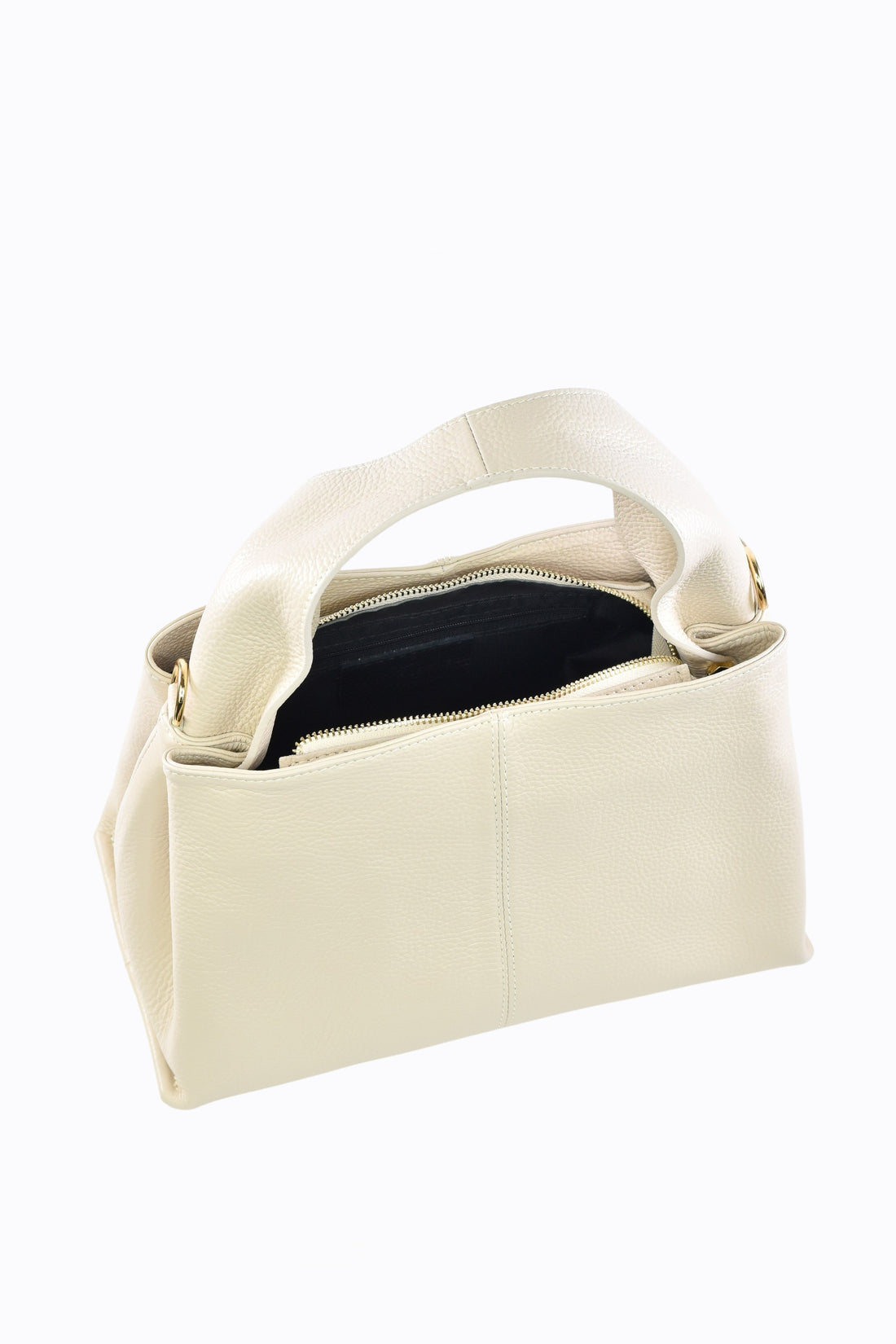 Borsa Margaux in pelle Dollaro Beige