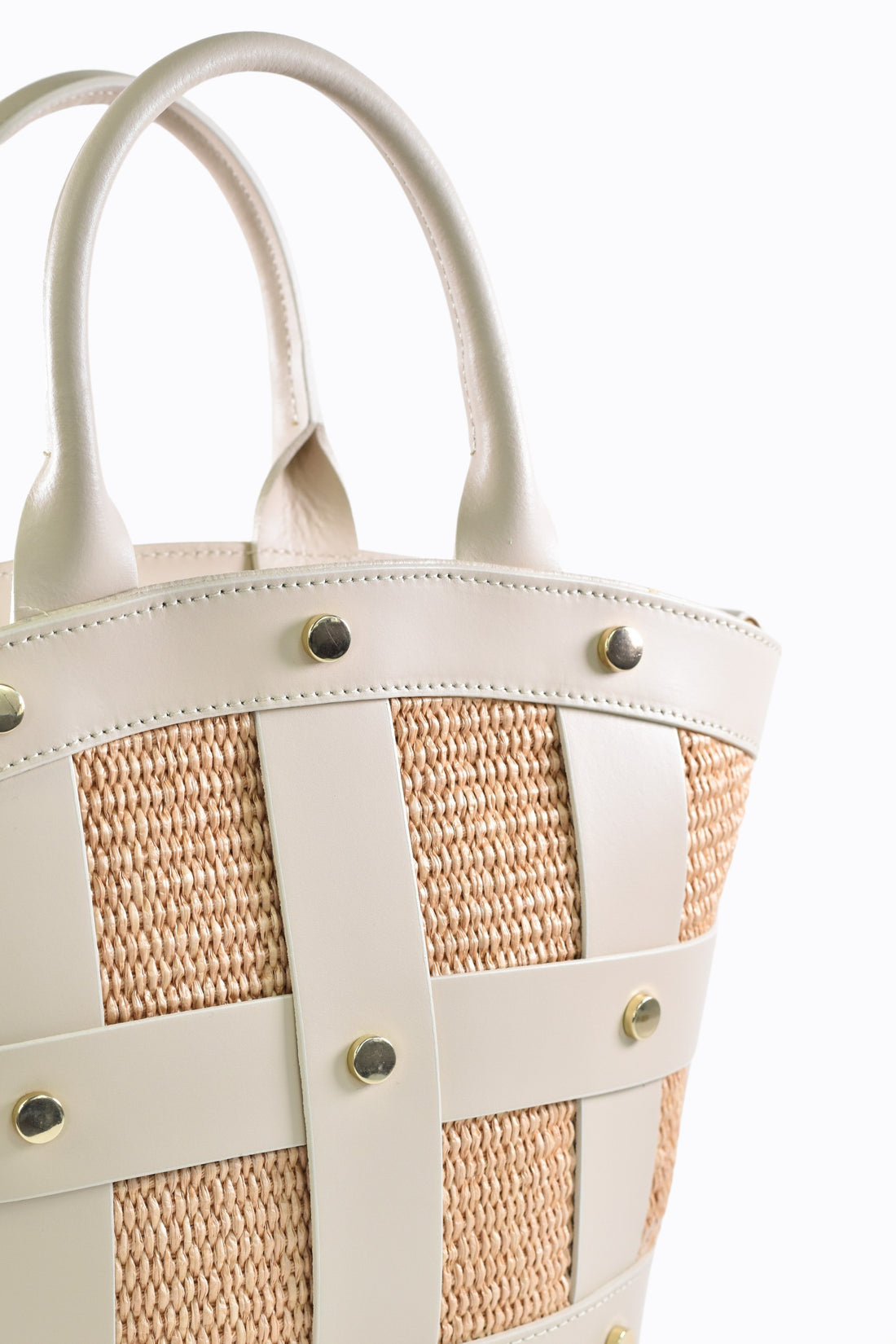 Sac Braid en cuir Orange Dollar