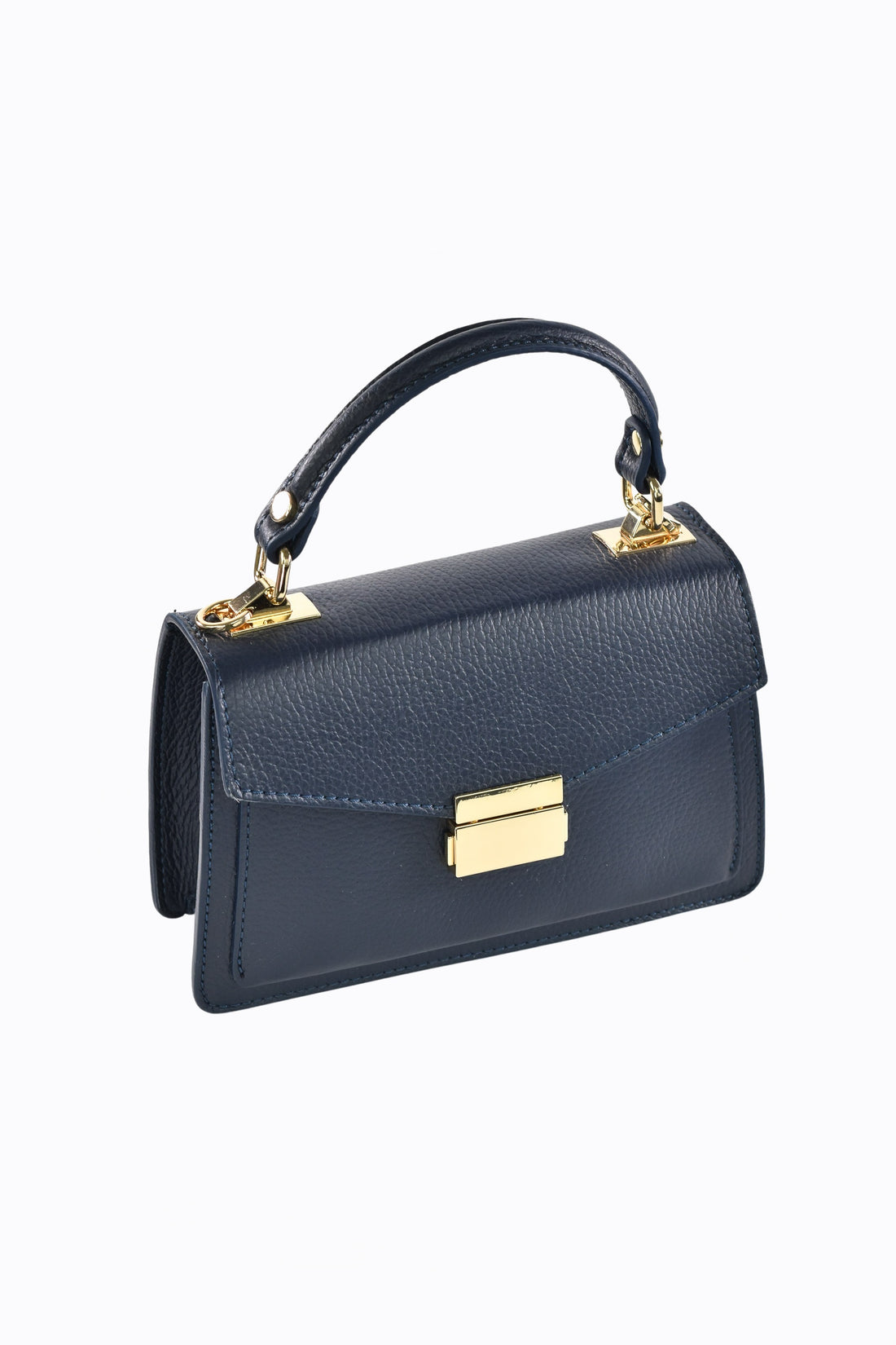 Borsa Reina in pelle Dollaro Blu Navy