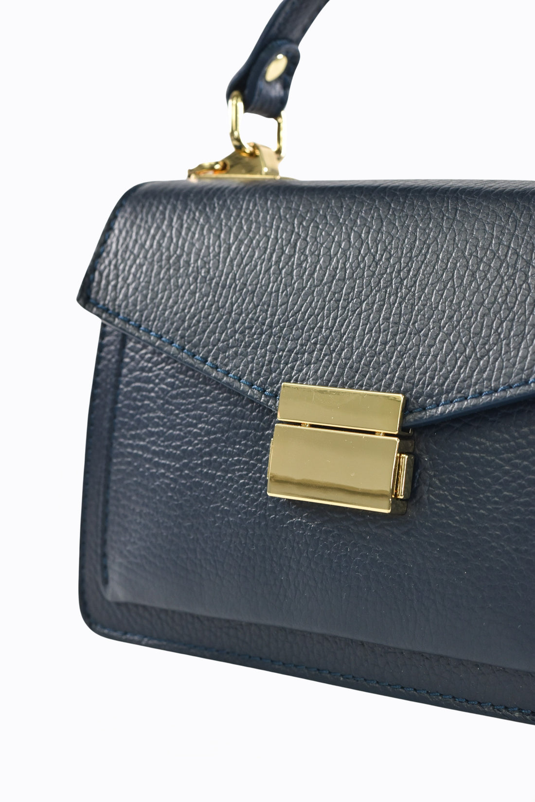 Borsa Reina in pelle Dollaro Blu Navy