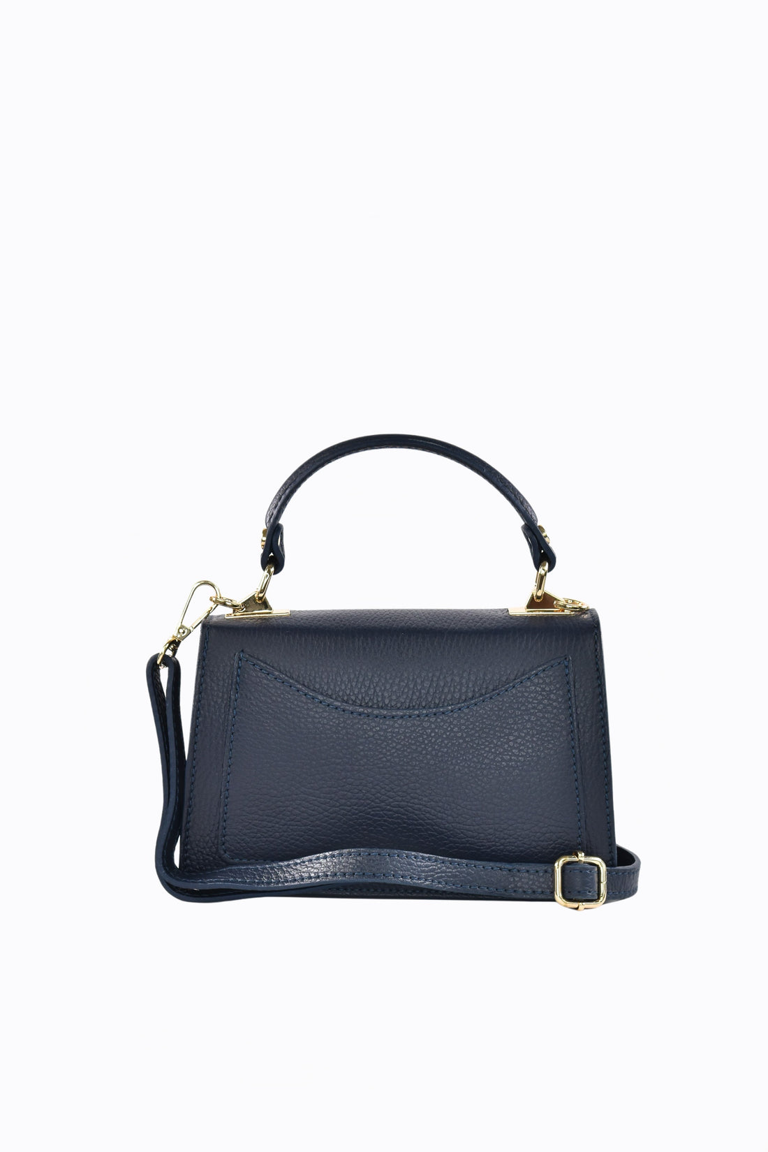 Borsa Reina in pelle Dollaro Blu Navy