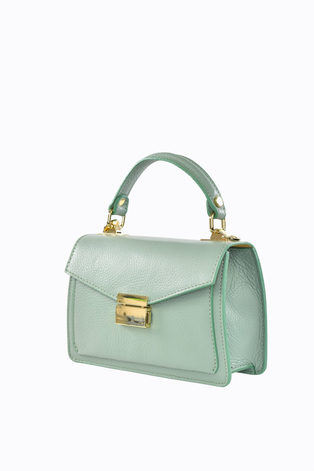 Borsa Reina in pelle Dollaro Verde Menta