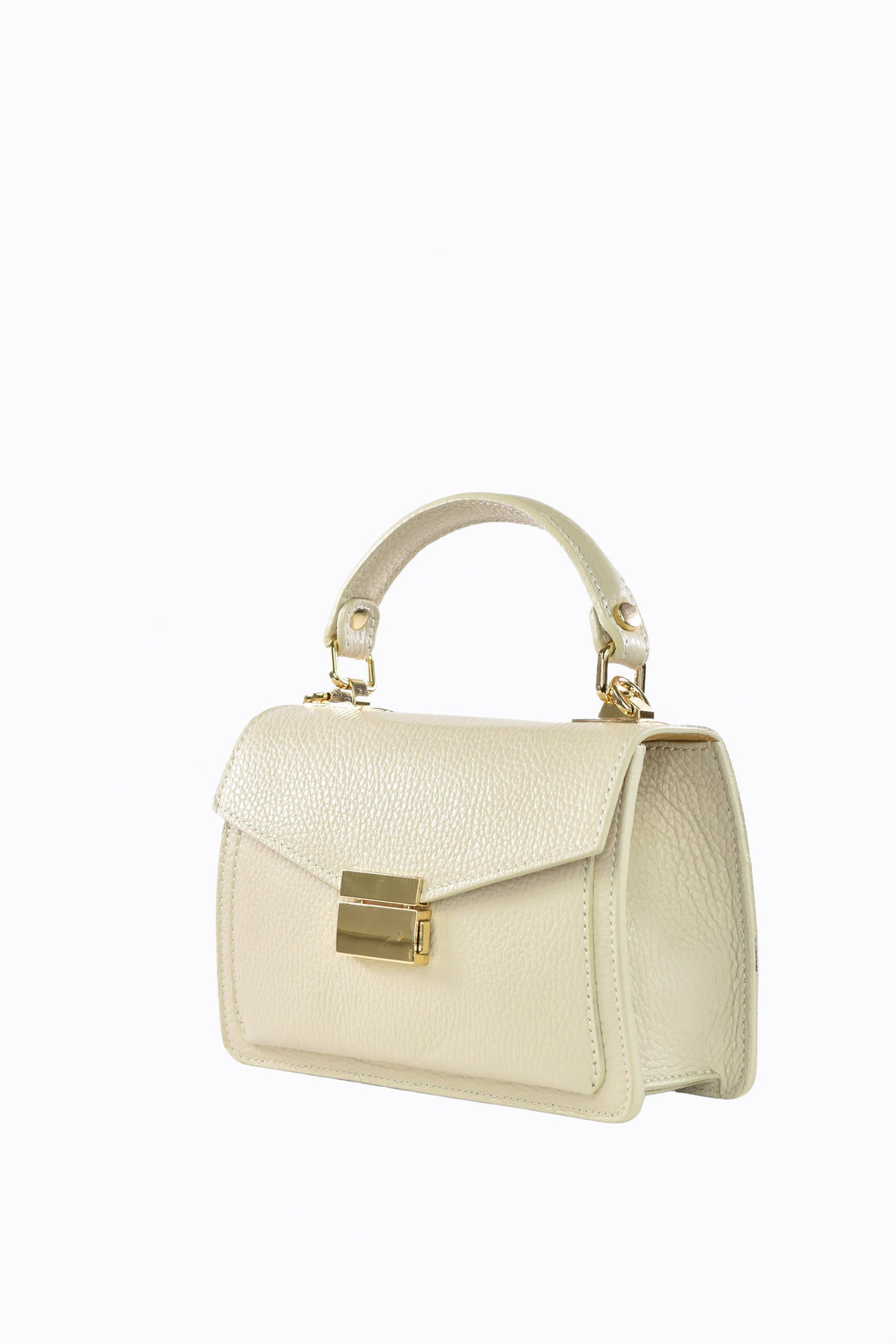 Borsa Reina in pelle Dollaro Beige