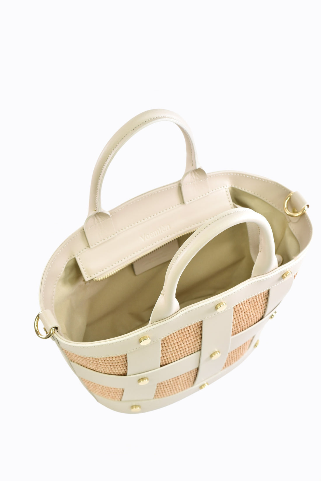 Sac Braid en cuir Orange Dollar