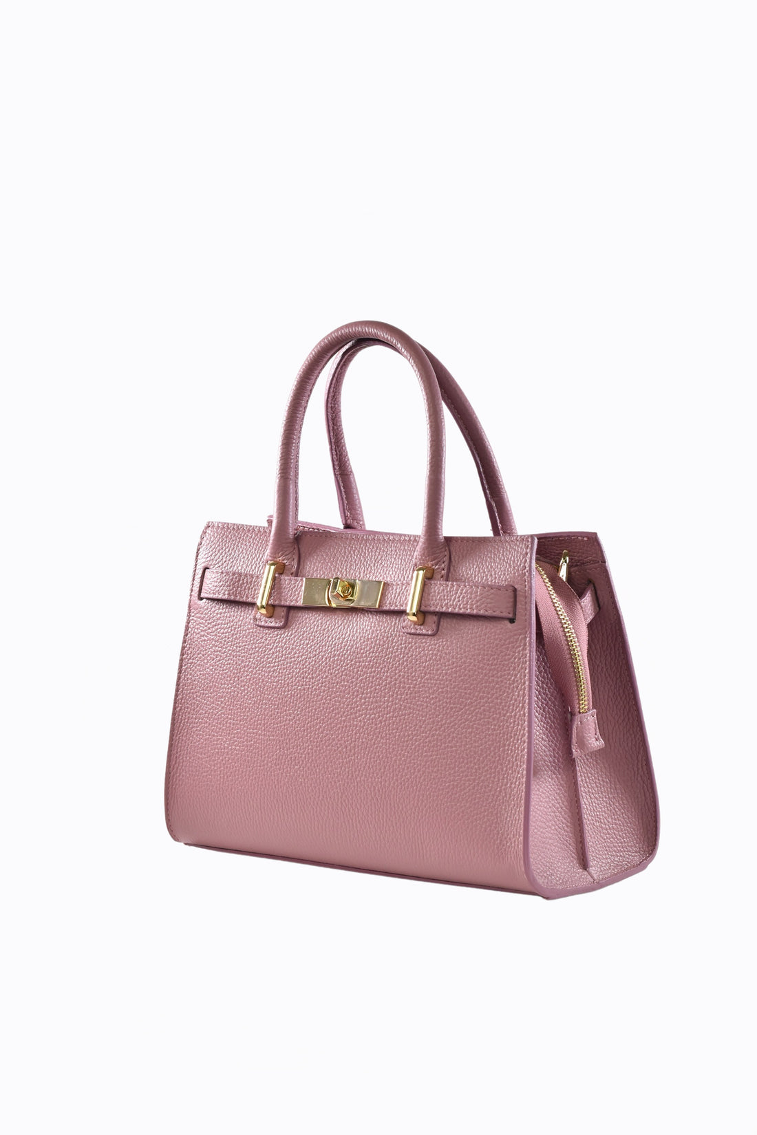 Borsa Grace in pelle Togo Rosa Antico