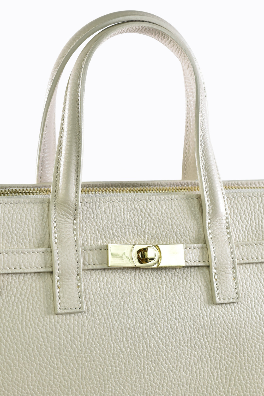 Borsa Sveva in pelle Dollaro Beige