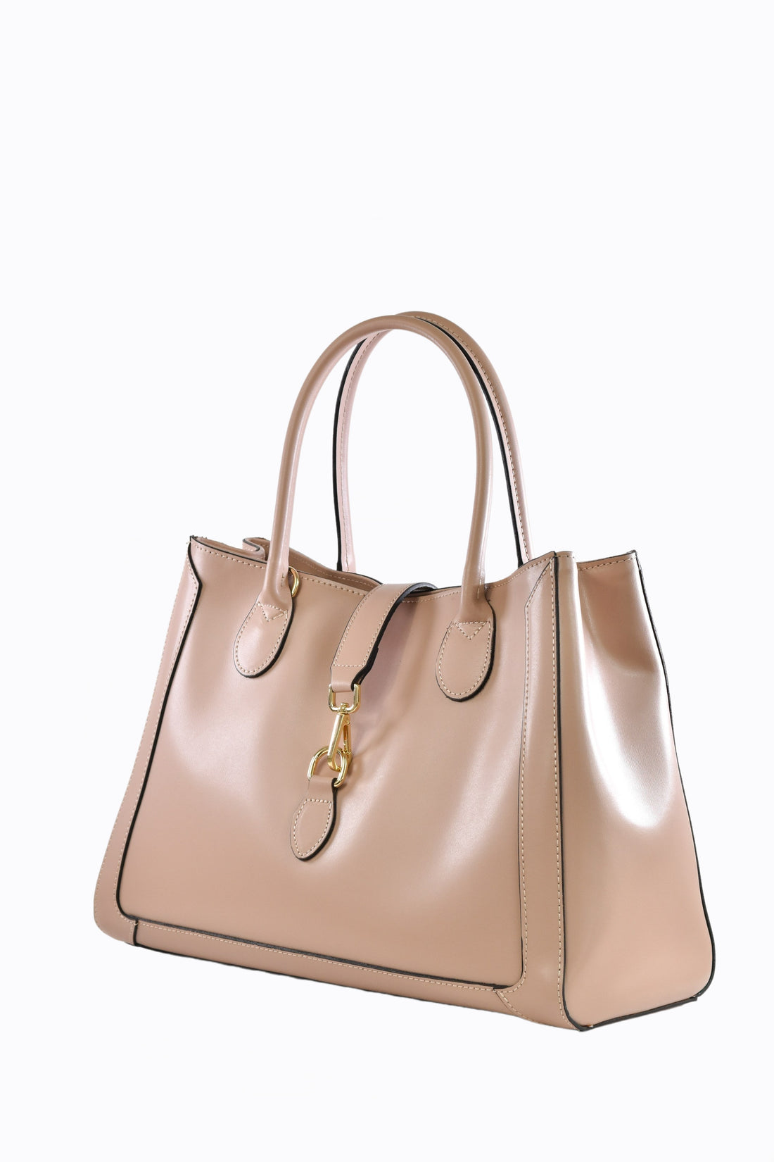 Beige dollar leather Egle bag