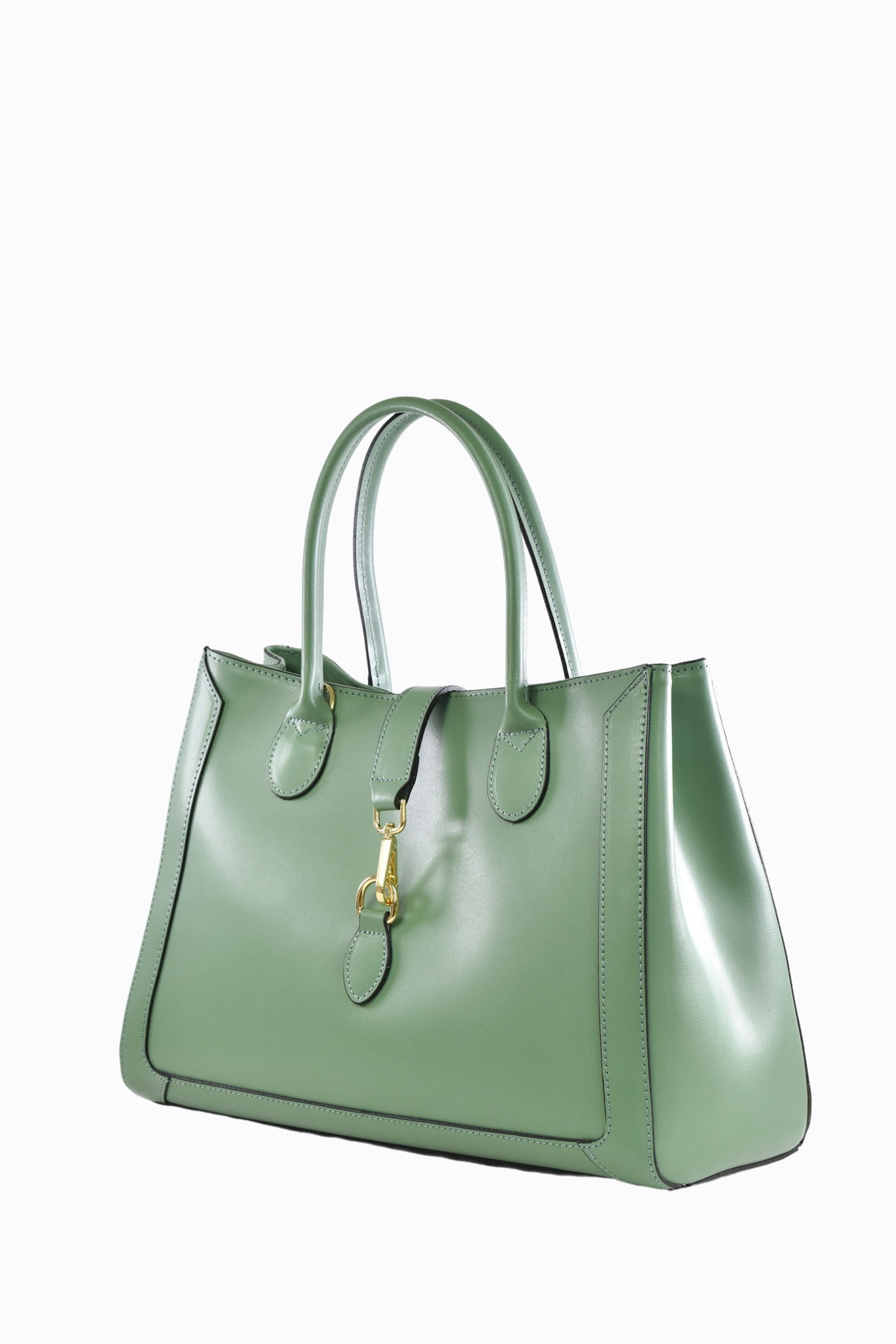 Borsa Chloe in pelle spazzolata Verde Menta