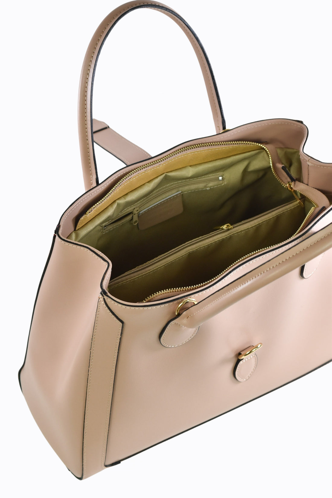 Beige dollar leather Egle bag