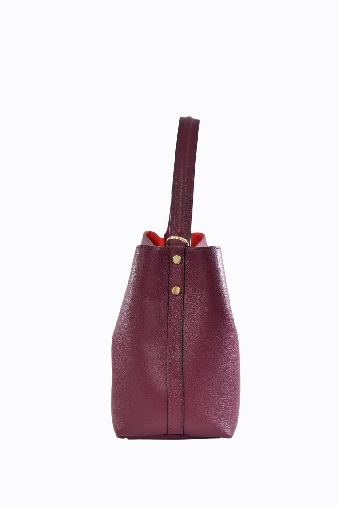 Sac Braid en cuir Dollar Fuchsia