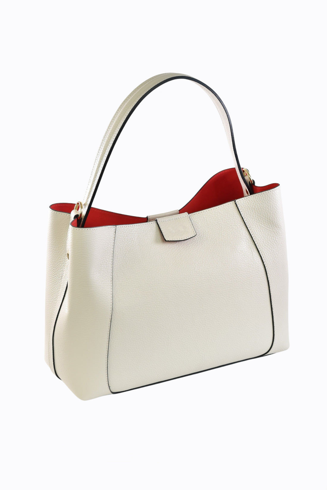 BORSA MAG IN PELLE DOLLARO BEIGE