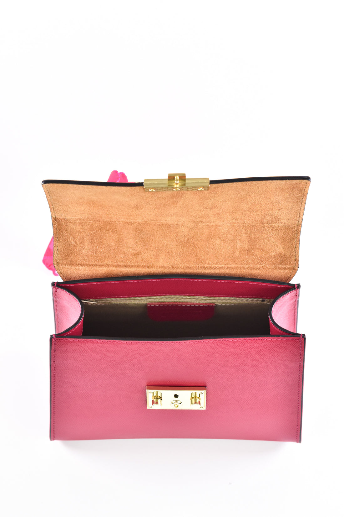 Marigold bag in saffiano leather Sugar Paper