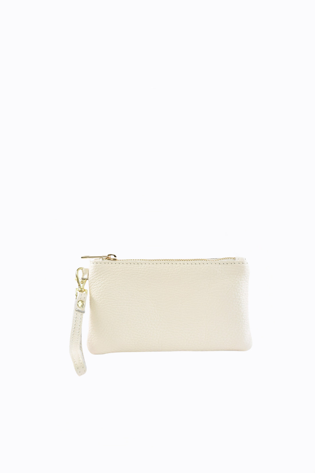 Pochette Voemièn in Pelle Togo Beige