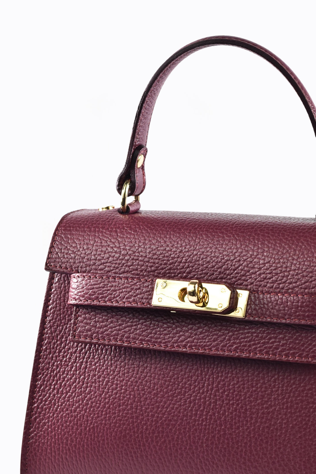 Sac Freydis en cuir dollar Fuchsia