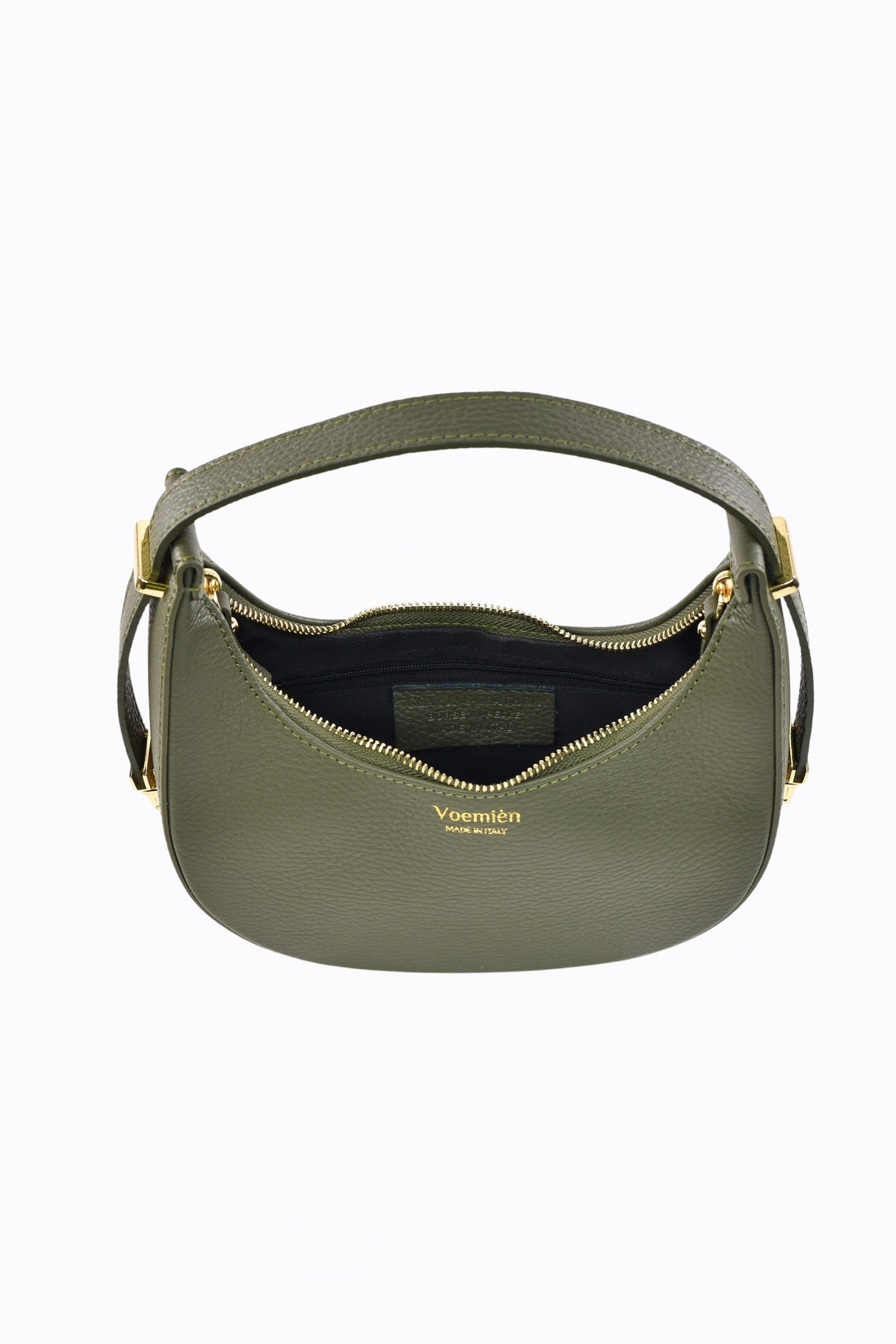 Borsa Blaire in pelle Dollaro Verde oliva