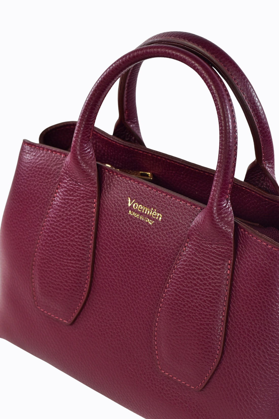 Borsa Seraphina in pelle Dollaro Rosso Borgogna