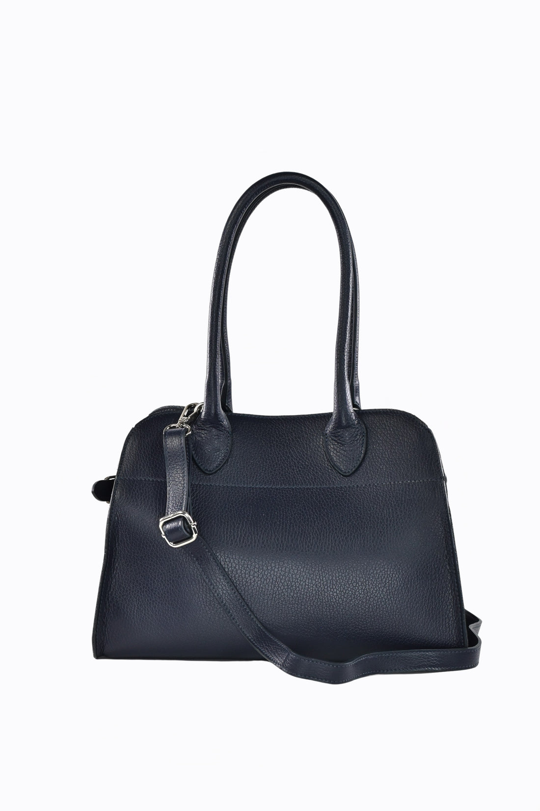 Borsa Genevieve in pelle Dollaro Blu Navy