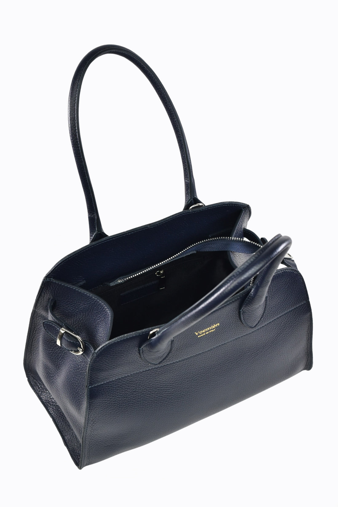 Borsa Genevieve in pelle Dollaro Blu Navy