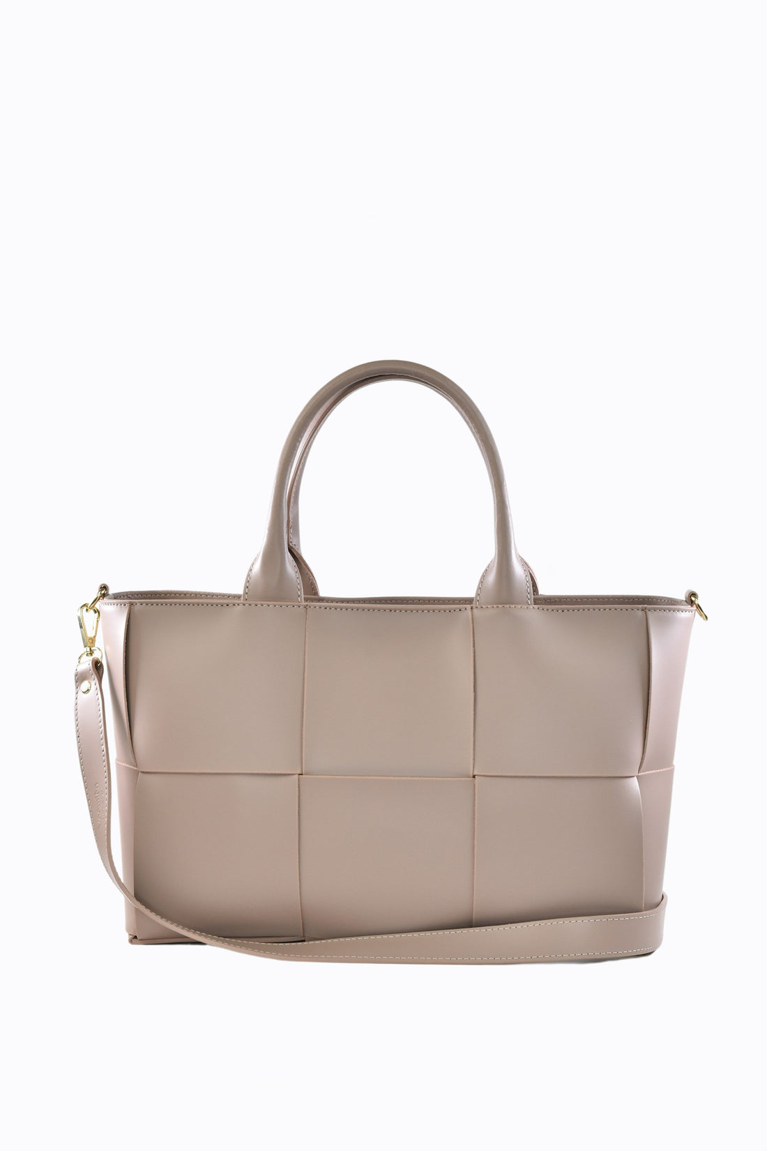 Beige dollar leather Egle bag