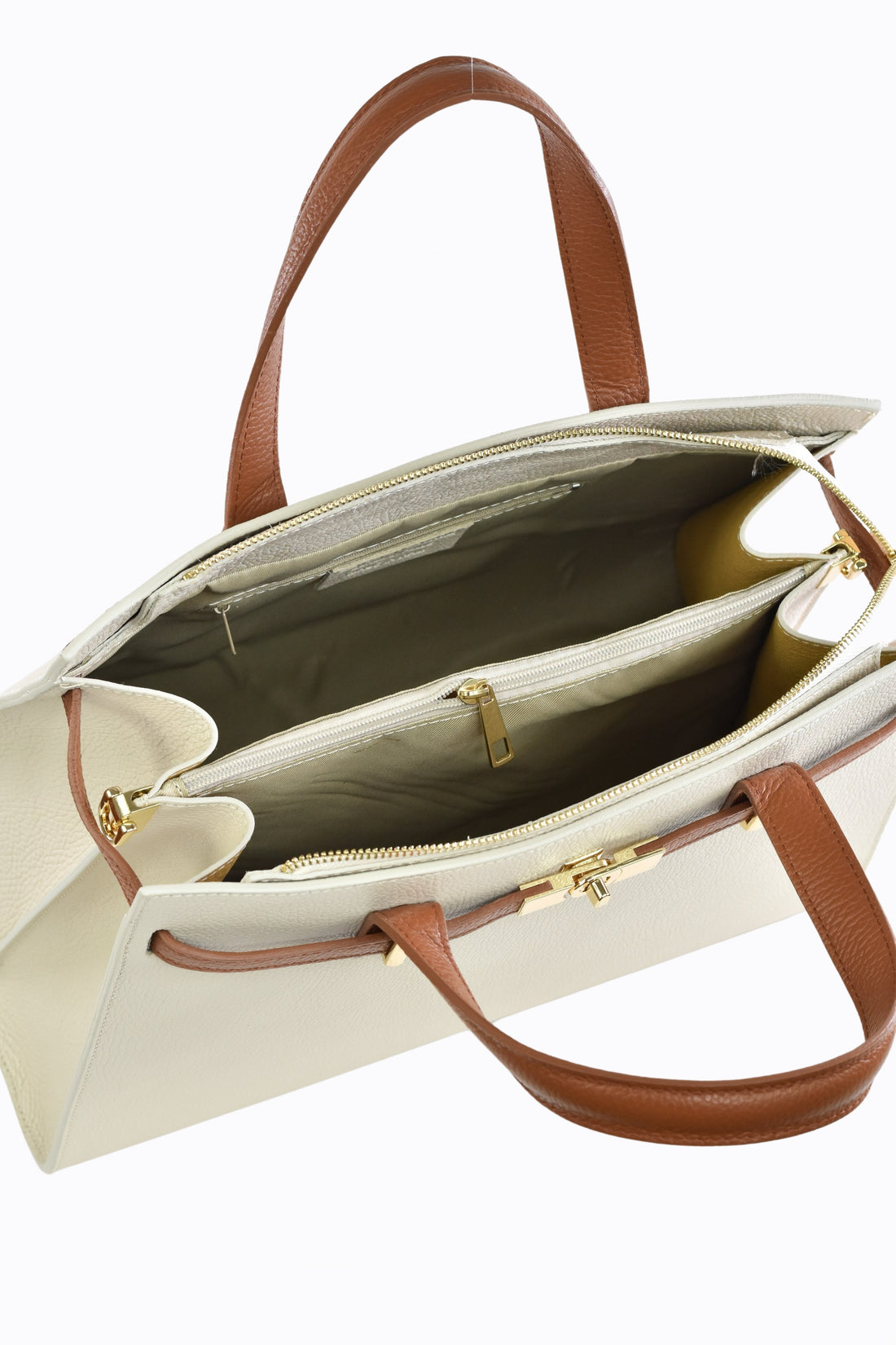 Borsa Grace XL Limited Edition in pelle Togo Beige