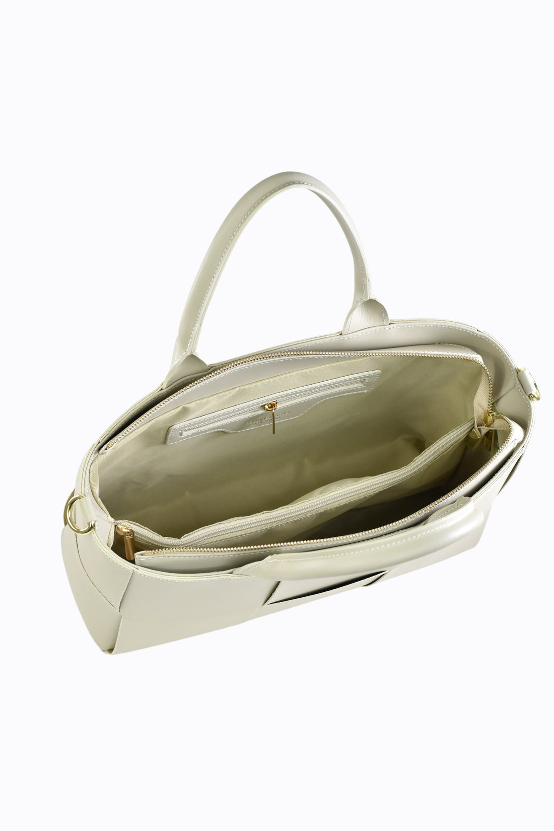 Borsa Lauren in pelle Spazzolata Beige