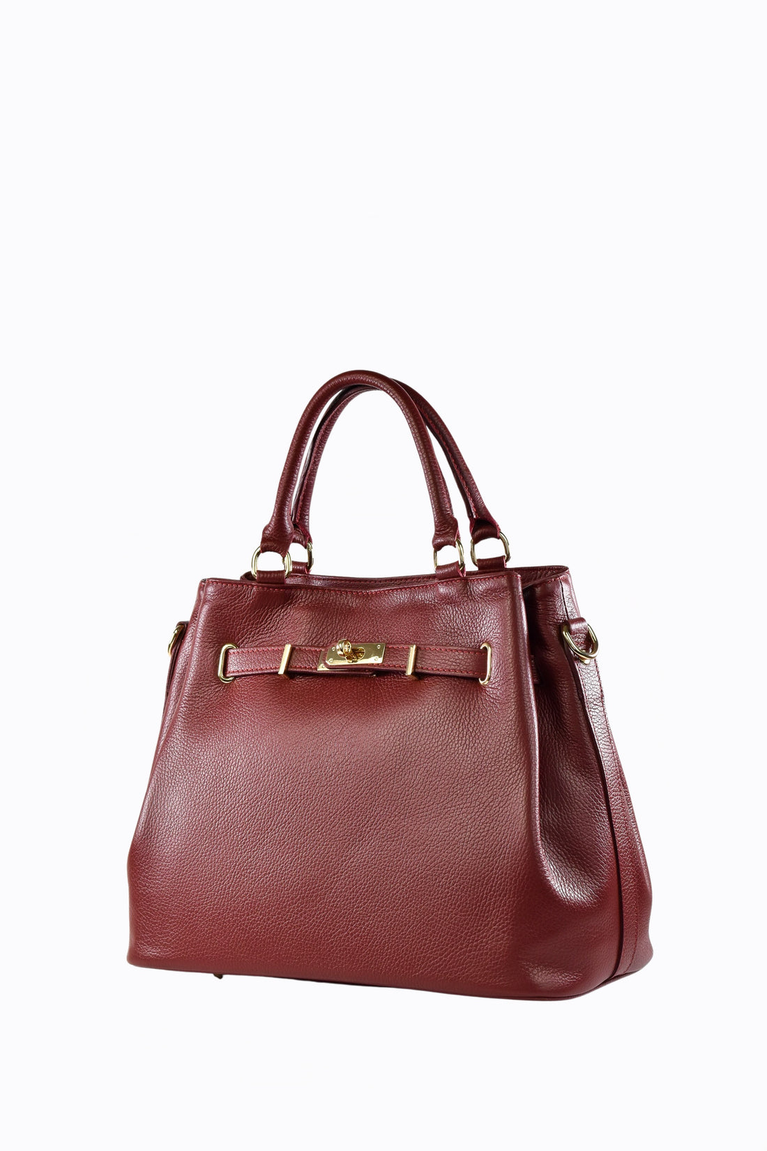 BORSA ALISON IN PELLE TOGO BORDEAUX