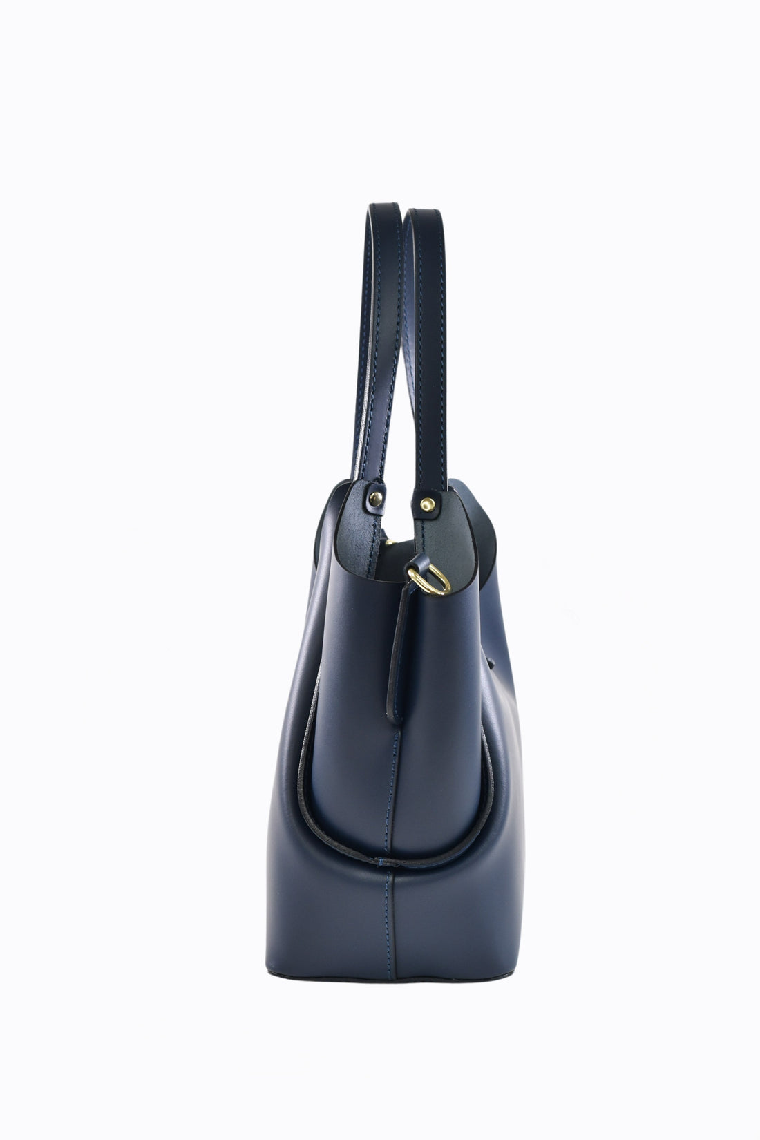 Borsa Amelie in pelle Spazzolata Blu Navy