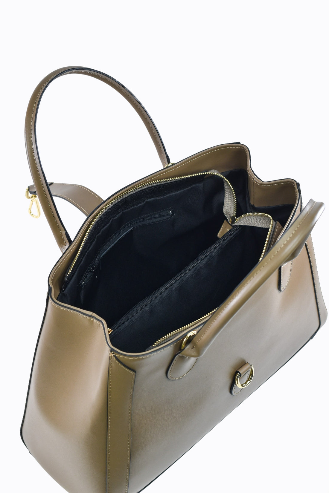 Beige dollar leather Egle bag