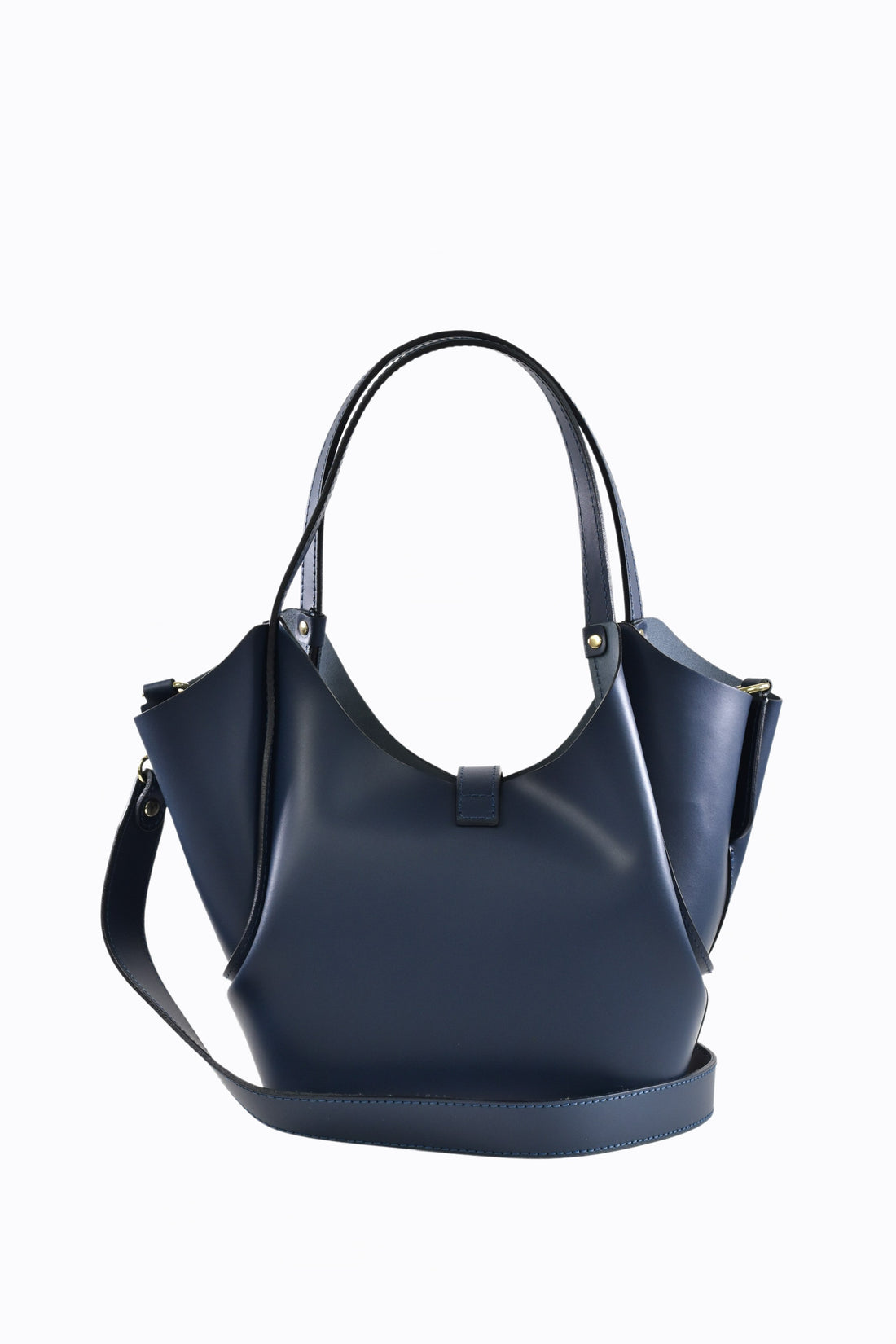 Borsa Amelie in pelle Spazzolata Blu Navy