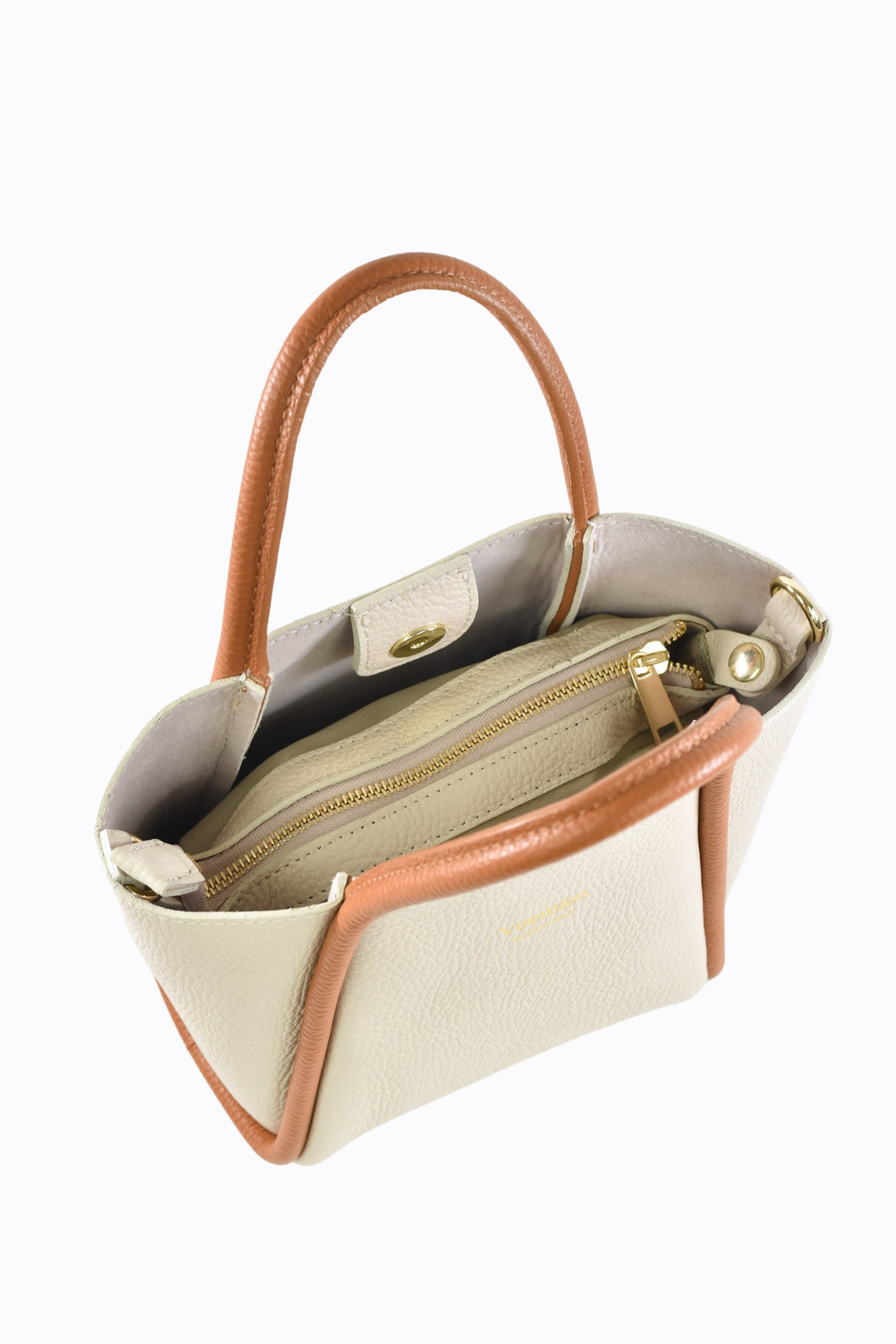 Borsa Camille Limited Edition in pelle Dollaro Beige